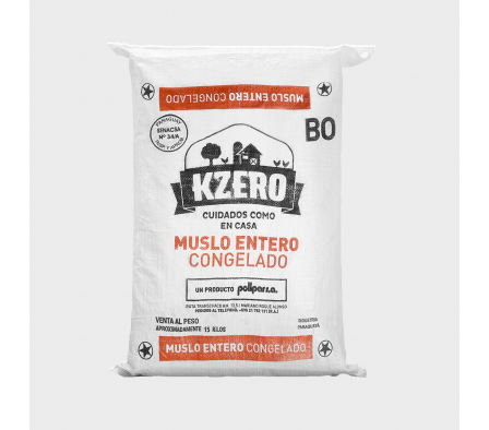 Kzero Muslo Entero Bloque 15kg.