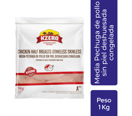 MEDIA PECHUGA SIN PIEL DESHUESADA 1 Kg.