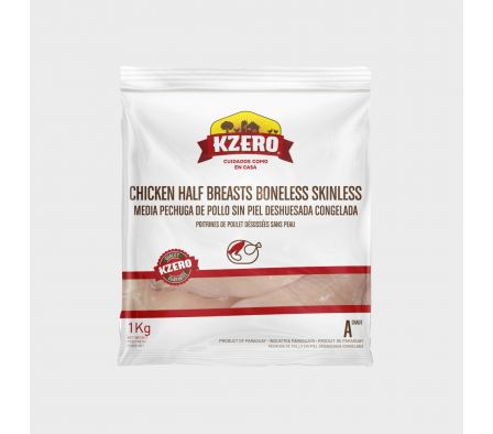 Media Pechuga Sin Piel Deshuesada Cong. 1 Kg.